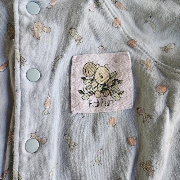 Vintage Cherokee baby layettte sleeper pjs cotton 9m - Picture 2 of 5
